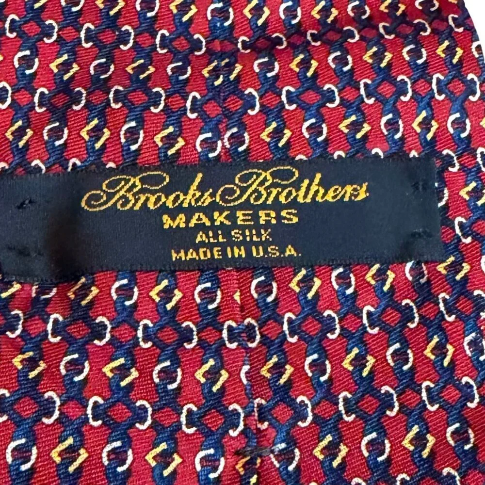 Brooks Brothers Makers All Silk Necktie Neck Tie Office Professional 57